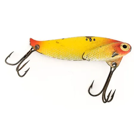 Heddon Sonar 433 Lame Vibrante, Jaune/Rouge, 14g, 3 Trous d'Attache, #11169
