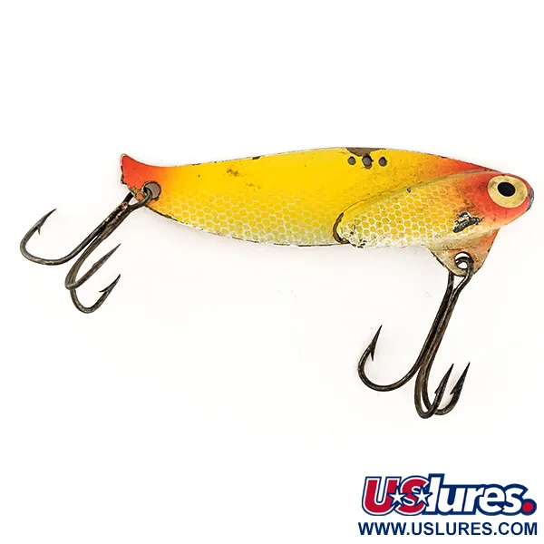 Heddon Sonar 433 Lame Vibrante, Jaune/Rouge, 14g, 3 Trous d'Attache, #11169