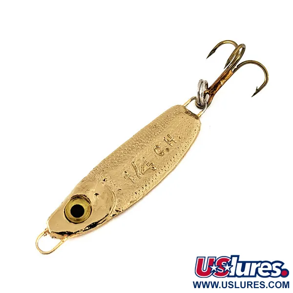 Luhr Jensen Crippled Herring Jig, Or, 7g, Finition martelée, #11174