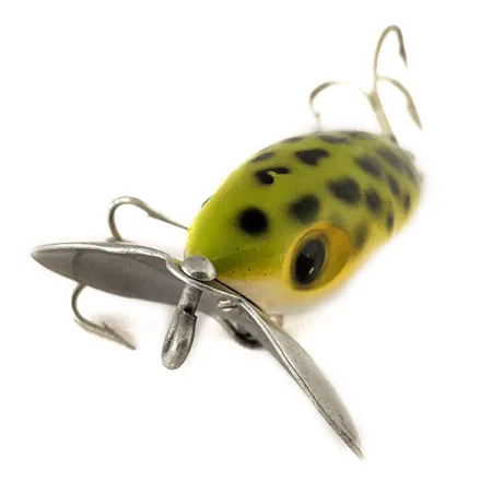 Fred Arbogast Jitterbug Leurre Surface, Frog, 7g, Bavette Métal, #11180