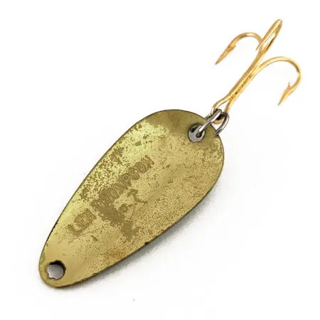 Cuillère Len Thompson #7, Vert/Laiton, 5g, Corps Laiton, #11191