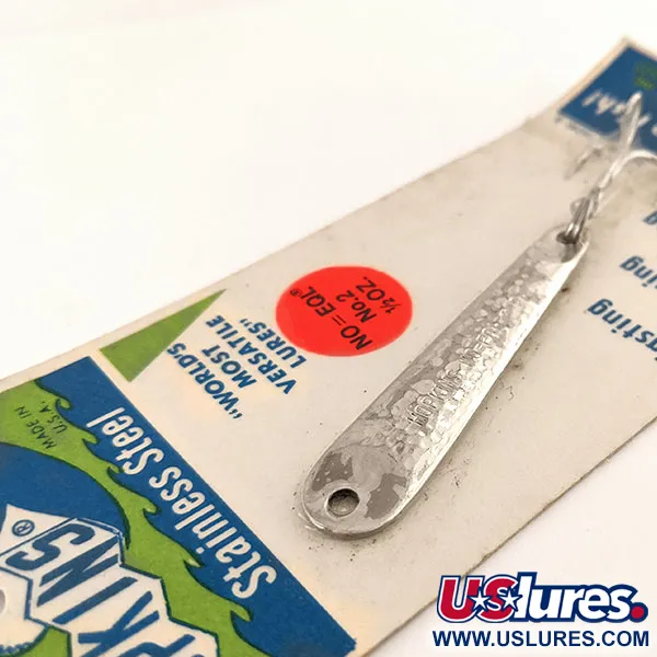 Hopkins No=Eql Jig Lure Jig, Nickel martelé, 14g, #11193