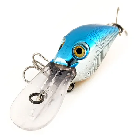 Storm Deep Rattlin Flat Wart 05 Crankbait, Argent-Bleu, 10g, #11214