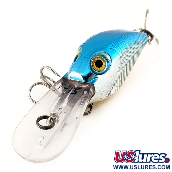 Storm Deep Rattlin Flat Wart 05 Crankbait, Argent-Bleu, 10g, #11214