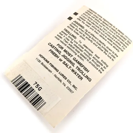 Hopkins Shorty 75 Jig, Or, 21g, Acier Inoxydable Forgé, #11237