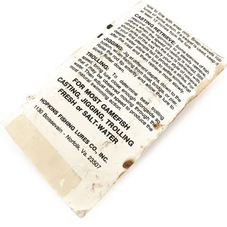 Hopkins Shorty 45 Jig Lure, Nickel martelé, 14g, Cuillère jig, #11240