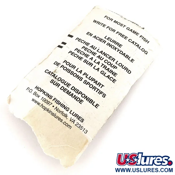 Hopkins Shorty S1 Cuillère, Nickel martelé, 9g, Martelé, #11241