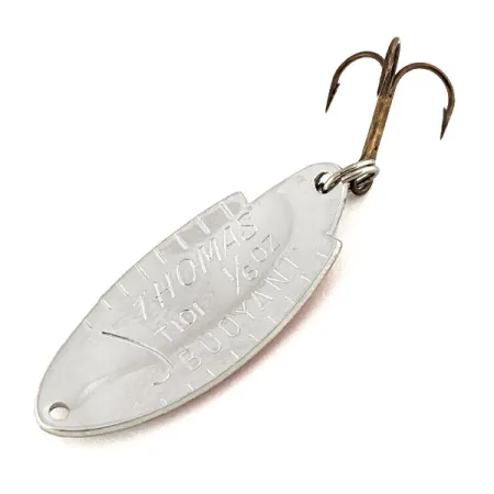 Thomas Buoyant Cuillère, Nickel / Rouge / Jaune, 5g, USA-Made, #11248