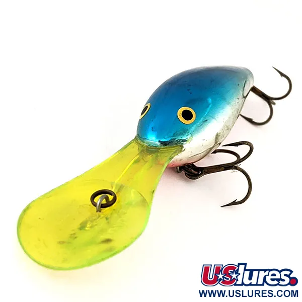 Rapala Down Deep Rattlin Fat Rap, Chrome Bleu, 17g, 8.5m, #11274