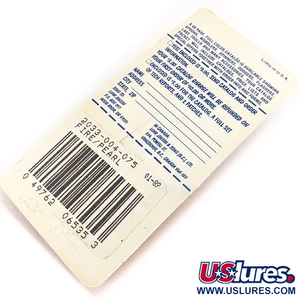 Luhr Jensen Pro Trout 4 UV Cuillère, Fire Pearl, 8g, UV, #11276