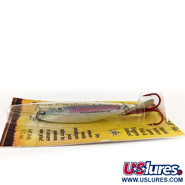 Northland Macho Minnow Leurre Jig, Rainbow Fish, 14g, KickerTail, #11289
