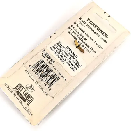 Wahoo Key Largo Swim'n Fin Cuillère, Arc-en-Ciel, 11g, Plume, #11290