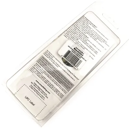 Z-Man Chatterbait Bladed Jig, Nickel/Noir, 11g, EZ Skirt, #11297