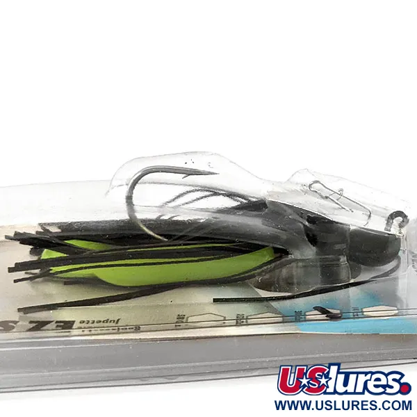 Z-Man Chatterbait Bladed Jig, Nickel/Noir, 11g, EZ Skirt, #11297