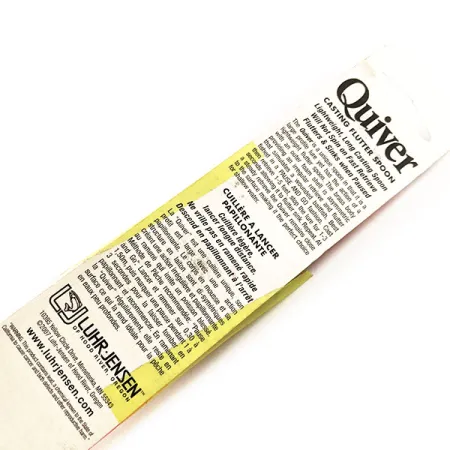 Luhr Jensen Quiver Cuillère, Silver / Orange Stripe, 39g, #11306