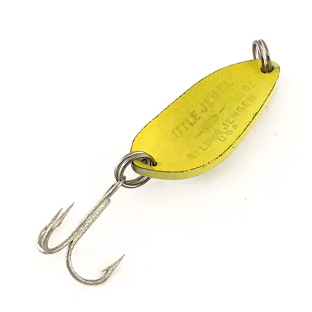 Cuillère Luhr Jensen Little Jewel UV, Jaune, 5g, Phospho, #11314