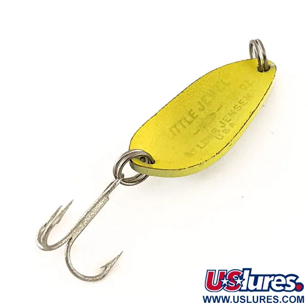 Cuillère Luhr Jensen Little Jewel UV, Jaune, 5g, Phospho, #11314
