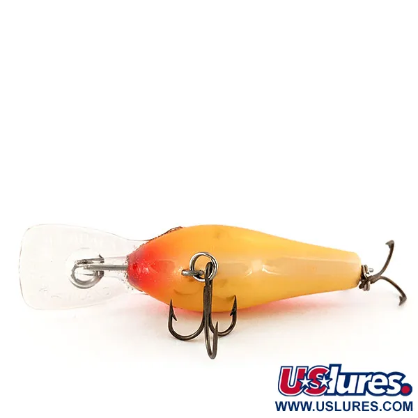 Rapala Fat Rap FR 5 Crankbait, Orange, 8,8g, Leurre Balsa, #11326