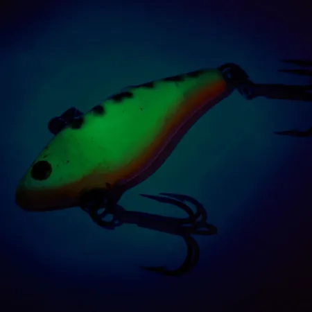 Rapala Rattl'n RAP Lipless Crankbait, Fire Tiger, 6g, Phospho, #11329