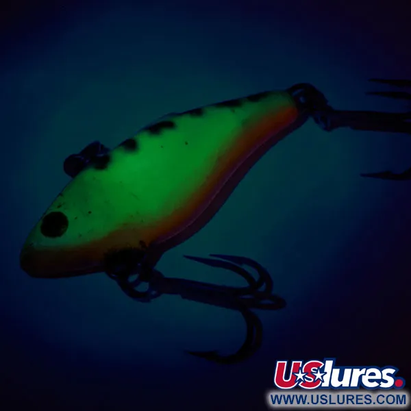 Rapala Rattl'n RAP Lipless Crankbait, Fire Tiger, 6g, Phospho, #11329