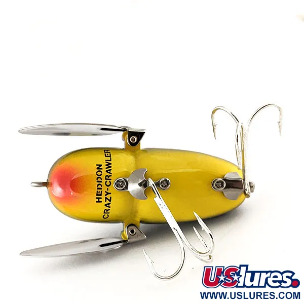 Heddon Crazy Crawler Leurre Surface, Frog, 14g, Ailes Métal, #11334