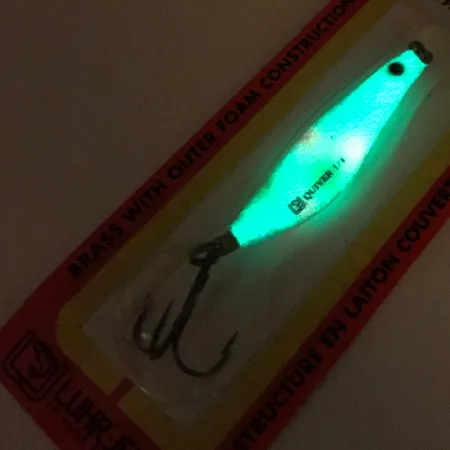 Luhr Jensen Quiver Glow Cuillère, Glow Wonder, 14g, Phospho, #11338