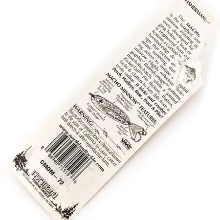 Northland Macho Minnow Cuillère, Nickel, 14g, KickerTail, #11341