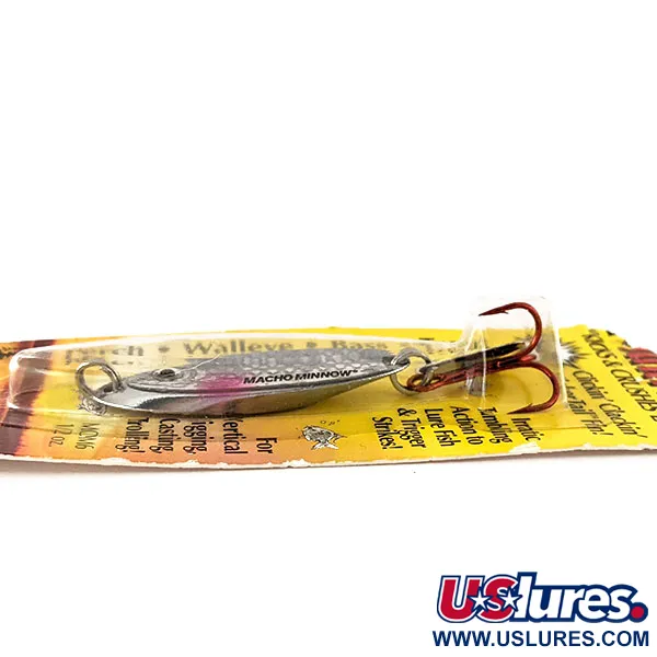 Northland Macho Minnow Cuillère, Nickel, 14g, KickerTail, #11341
