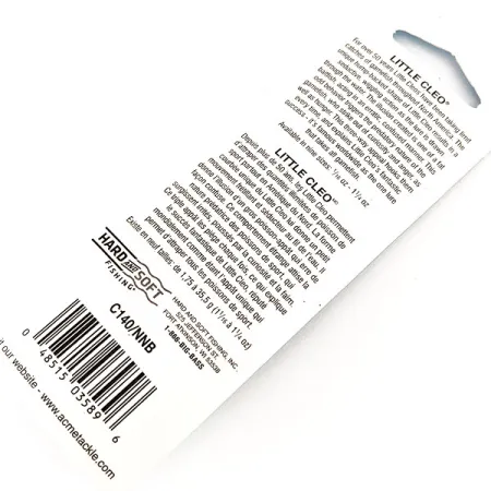 Acme Little Cleo Cuiller, Nickel / Bleu, 7g, Vintage, #11346