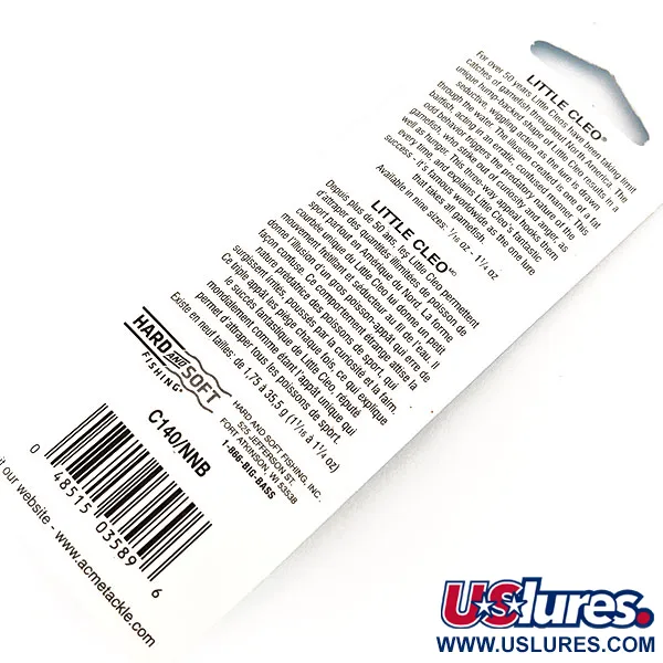 Acme Little Cleo Cuiller, Nickel / Bleu, 7g, Vintage, #11346