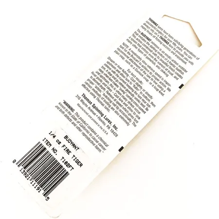 Cuillère Thomas Buoyant, Fire Tiger, 7g, Truite/Saumon/Sandre, #11349