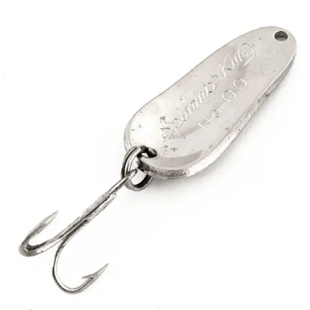 Pecos River Spinno-King 00 Cuillère, Nickel, 7g, Vintage, #11360