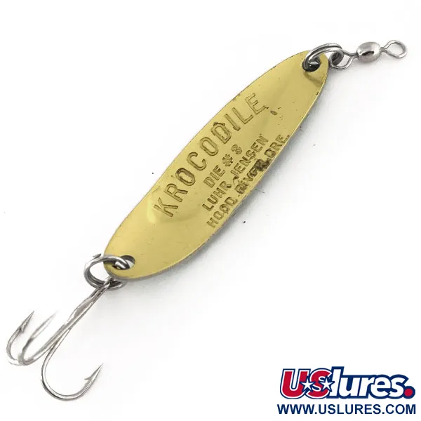 Luhr Jensen Krocodile Die #3 Cuillère, Fire Tiger, 10g, #11367