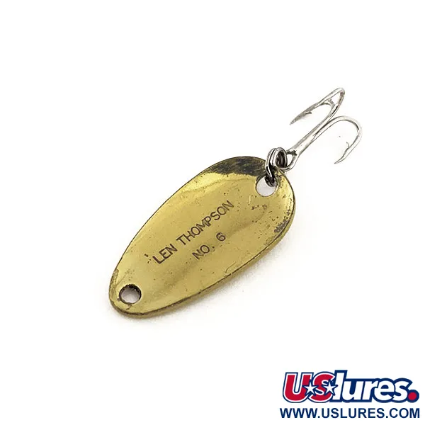 Len Thompson #6 Cuillère, Five of Diamonds, 3.5g, Laiton, #11369