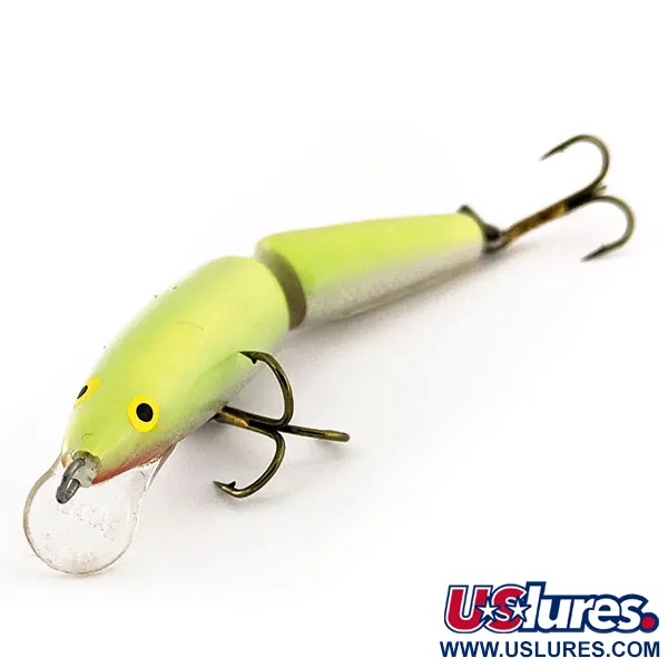 Rapala Jointed J7 Poisson nageur, Chartreuse, 4g, Articulé, #11373