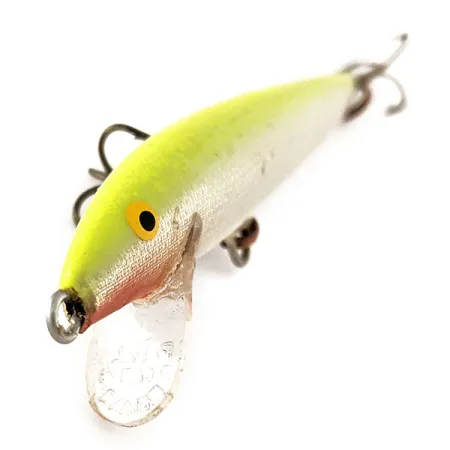 Rapala Original Floater F9 Poisson Nageur, Chartreuse, 4g, #11383