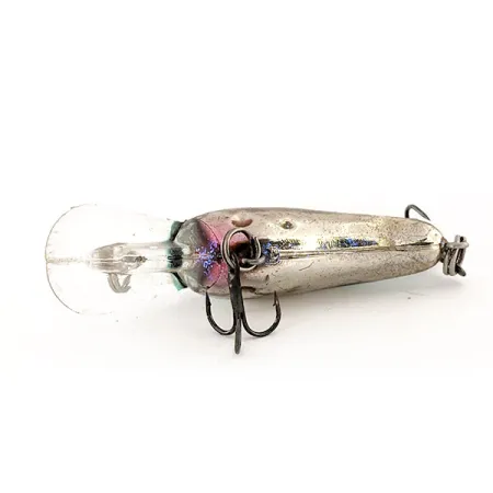 Norman Deep Tiny N Crankbait, Chrome Teal, 4g, Silencieux, #11385