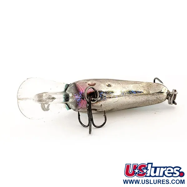 Norman Deep Tiny N Crankbait, Chrome Teal, 4g, Silencieux, #11385