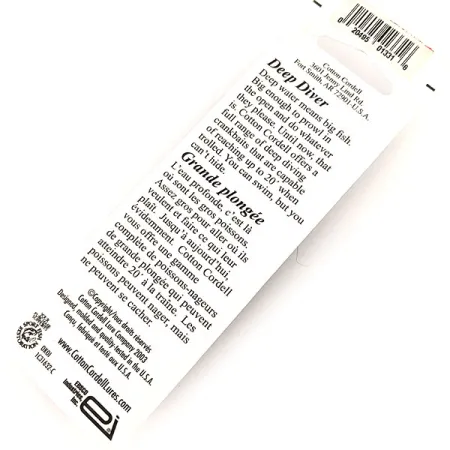 Cotton Cordell Wally Diver Poisson Nageur, Tiger, 7g, #11418