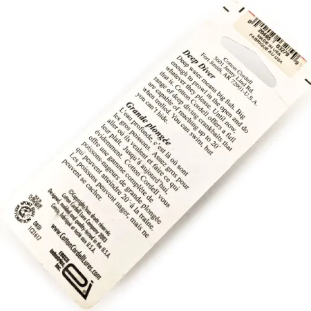 Cotton Cordell Grappler Jr Deep Diver Leurre, Perche, 7g, #11425