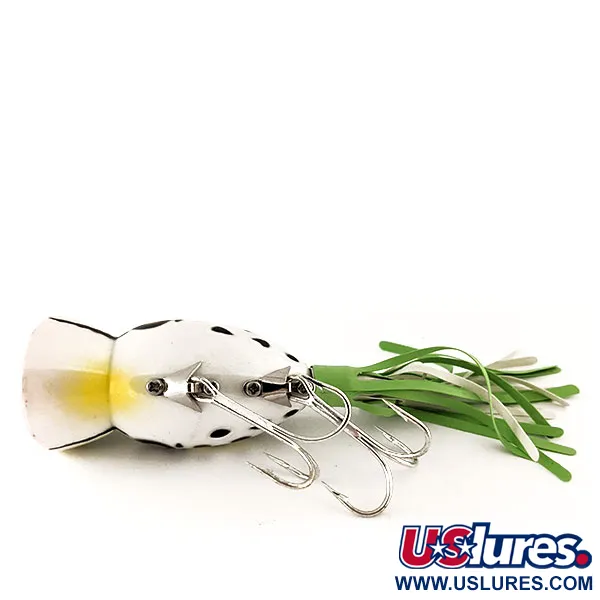 Fred Arbogast Hula Popper Leurre surface, Frog, 14g, Jupe, #11426