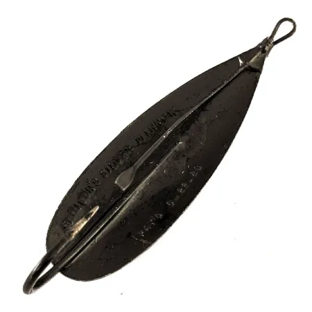Johnson Silver Minnow Weedless, Noir, 21g, Cuillère Ondulante, #11431