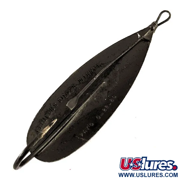 Johnson Silver Minnow Weedless, Noir, 21g, Cuillère Ondulante, #11431