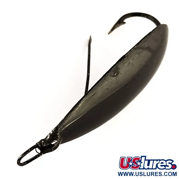 Johnson Silver Minnow Weedless, Noir, 21g, Cuillère Ondulante, #11431
