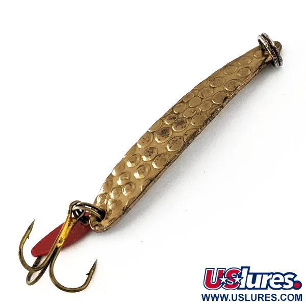 Bay de Noc Swedish Pimple Cuillère, Bronze, 6g, Martelé, #11438