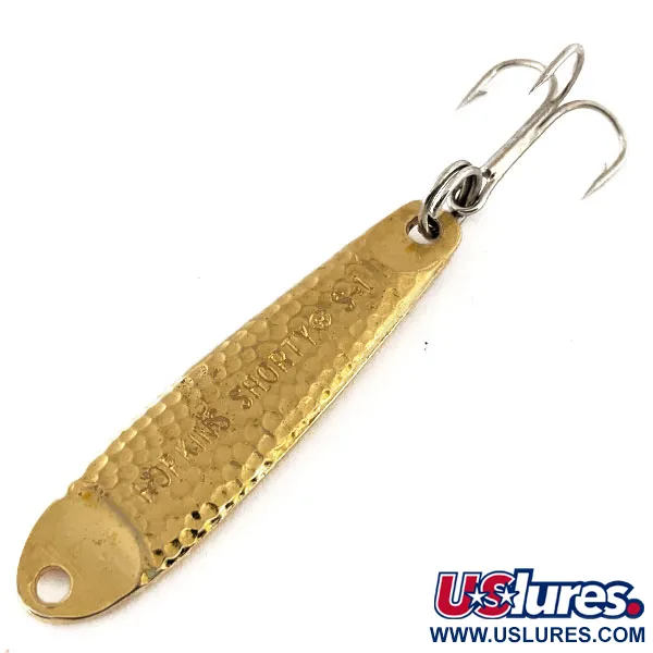 Hopkins s1 Jig Lure Cuillère, Or martelé, 9g, Acier forgé, #11442