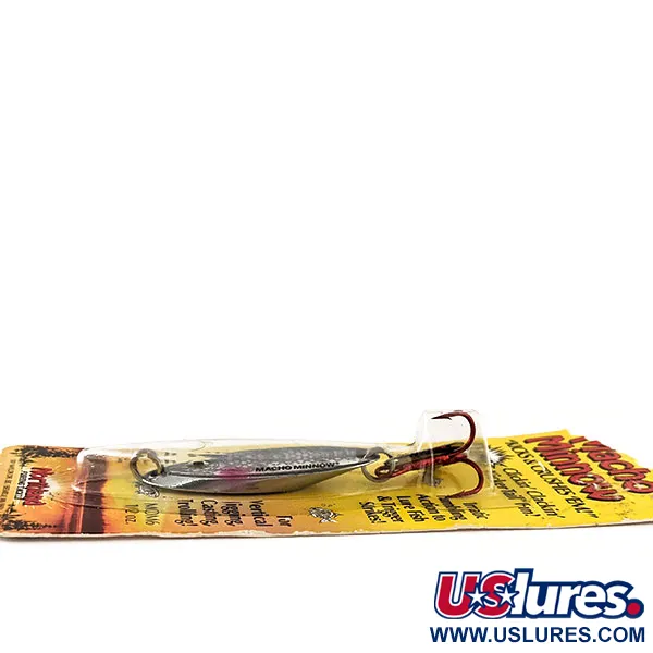 Northland Macho Minnow Jig, Rainbow Silver, 14g, KickerTail, #11456