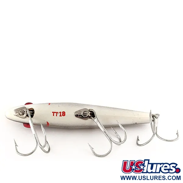 MirrOlure TT Spotted Trout Sinking Twitchbait, Argent, 17g, #11481