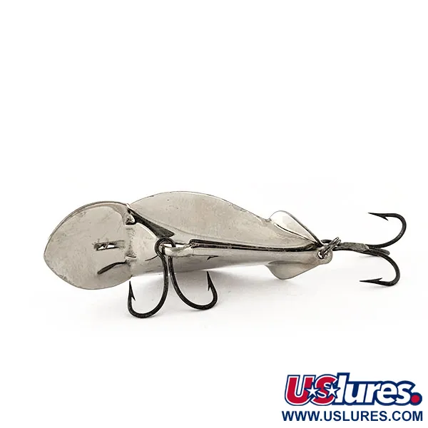 Buck Perry Spoonplug, Nickel, 7g, Pêche de Structure, #11500