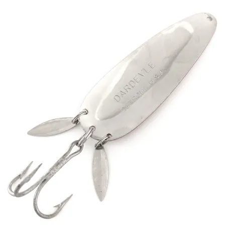 Eppinger Dardevle Klicker Cuillère, Rouge/Blanc/Nickel, 28g, #11511